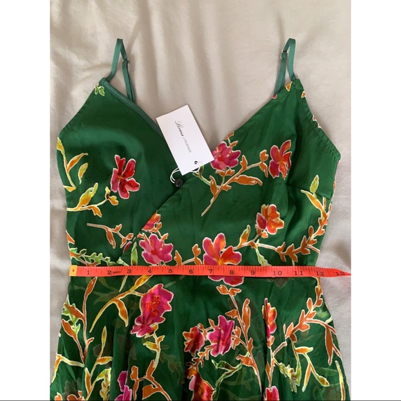 Caterina Dress in Jade Floral Lovers + Friends - Picture 3 of 5